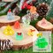 40PCS Mini Christmas Luminous Figurines 40 Styles Christmas Resin Miniatures Glow